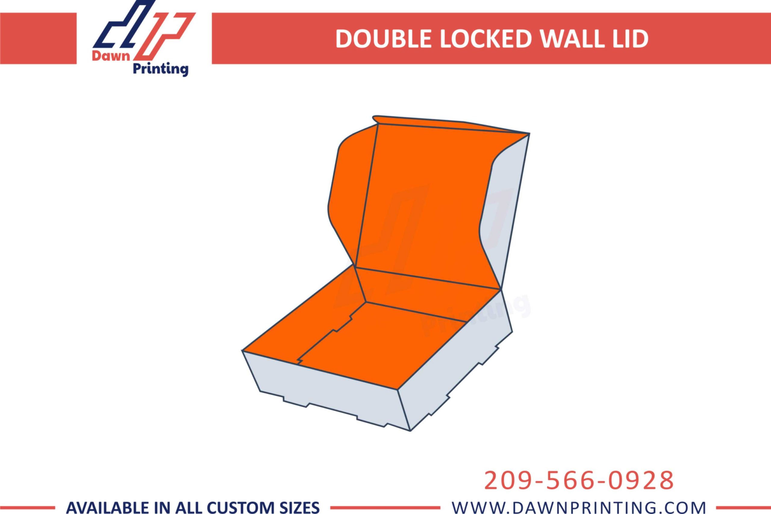 Printed Double Locked Wall Lid Boxes - Dawn Prinitng