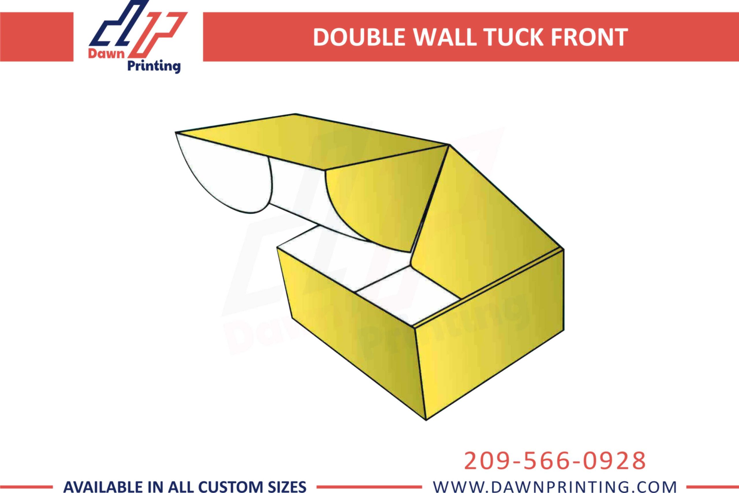 Wholesale Customized Double Wall Tuck Front Boxes