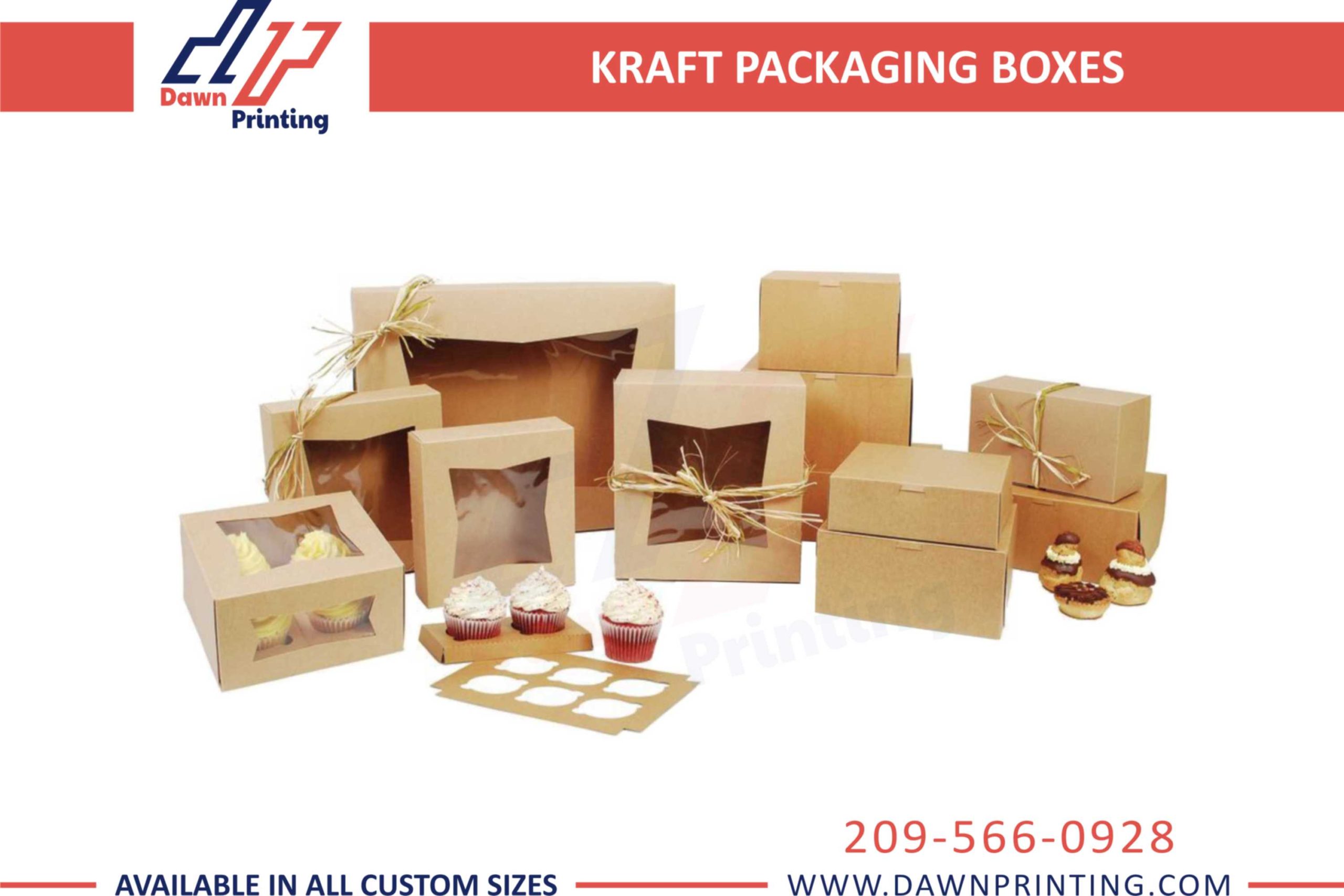 Wholesale Kraft Boxes Supplies USA - Dawn Printing