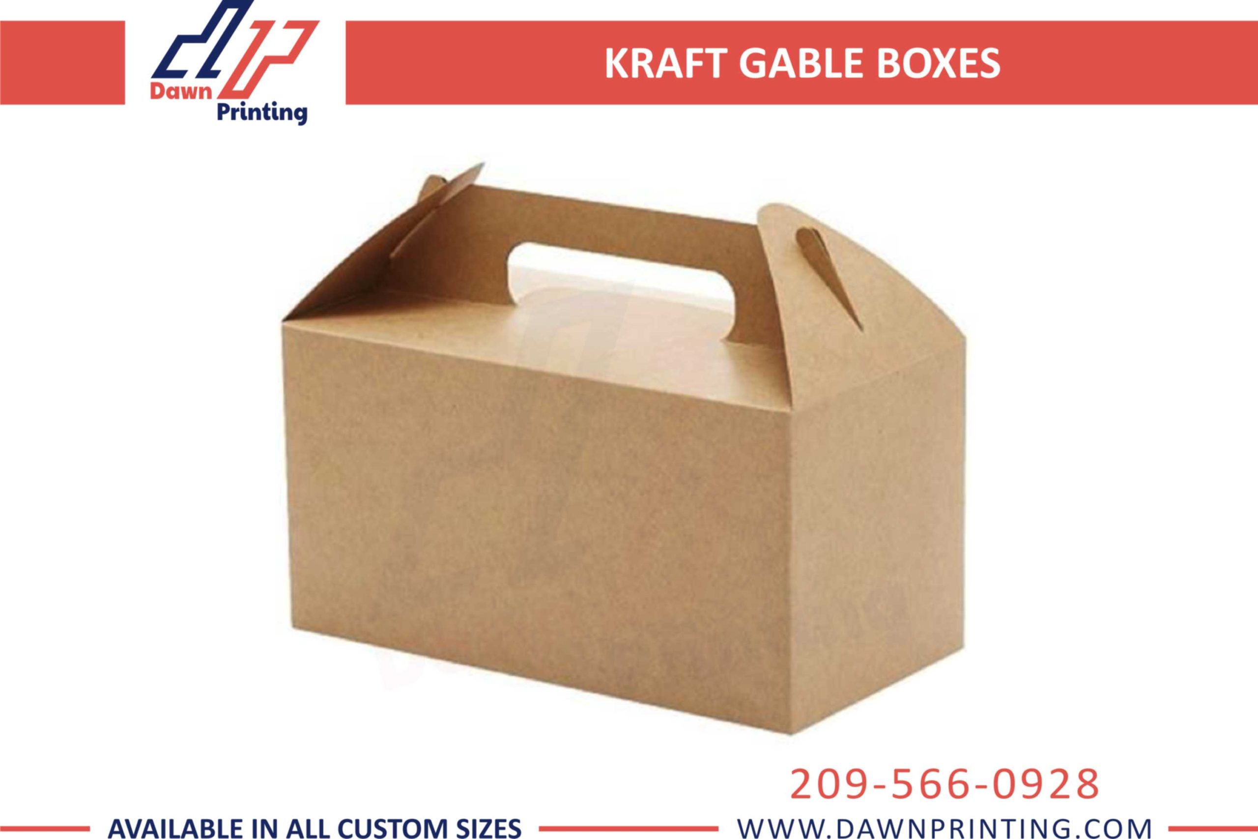 Wholesale Kraft Gable Boxes - Dawn Printing