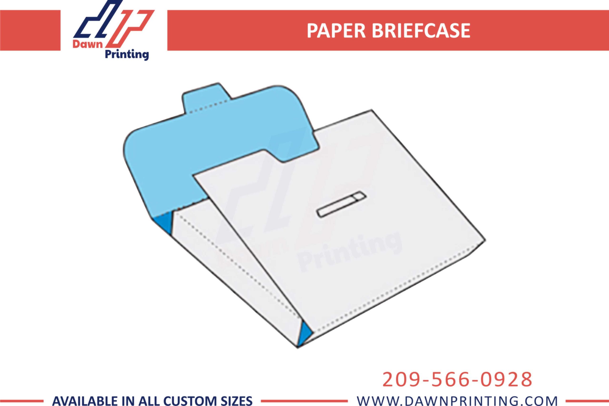 Custom Printing Paper Suitcase - Dawn Printing