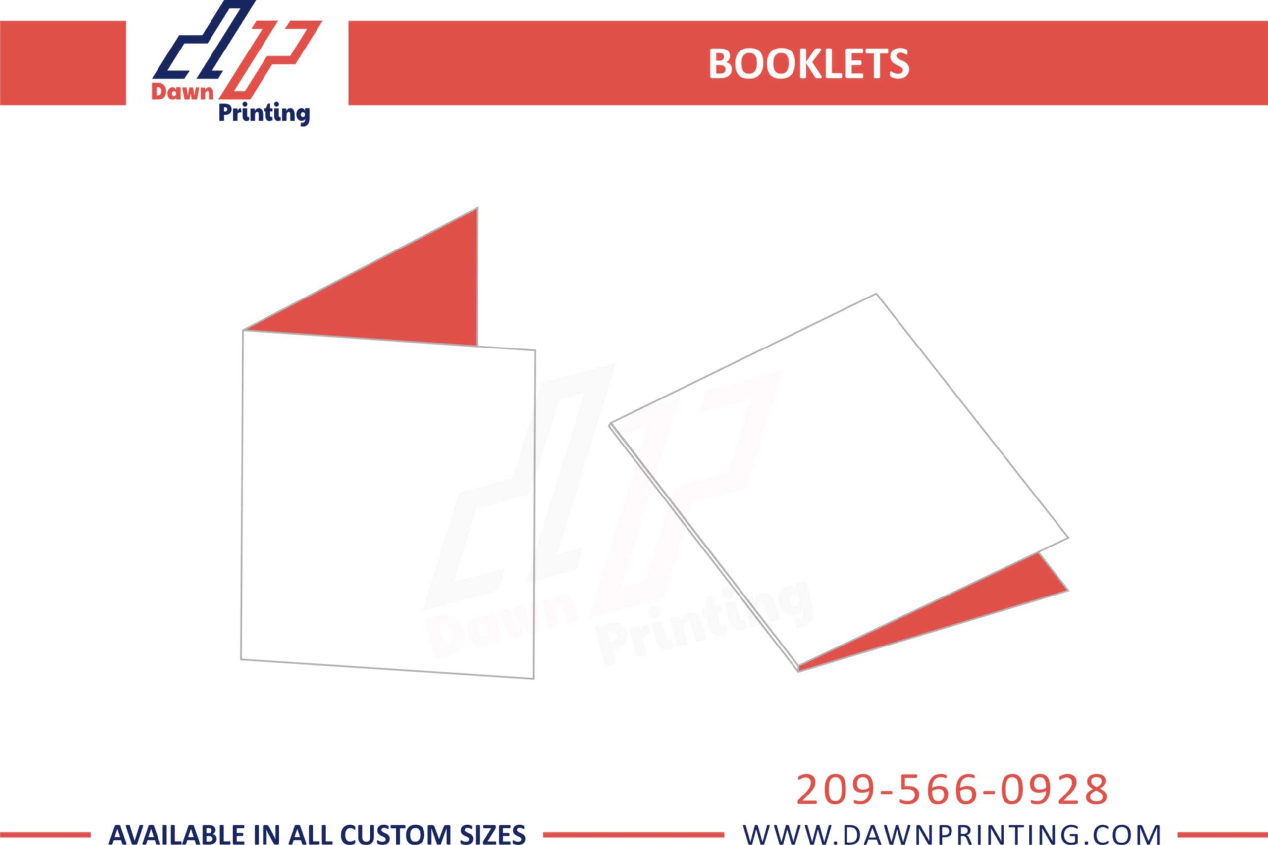 Custom full 3D Booklets in USA - Dawn Prinitng
