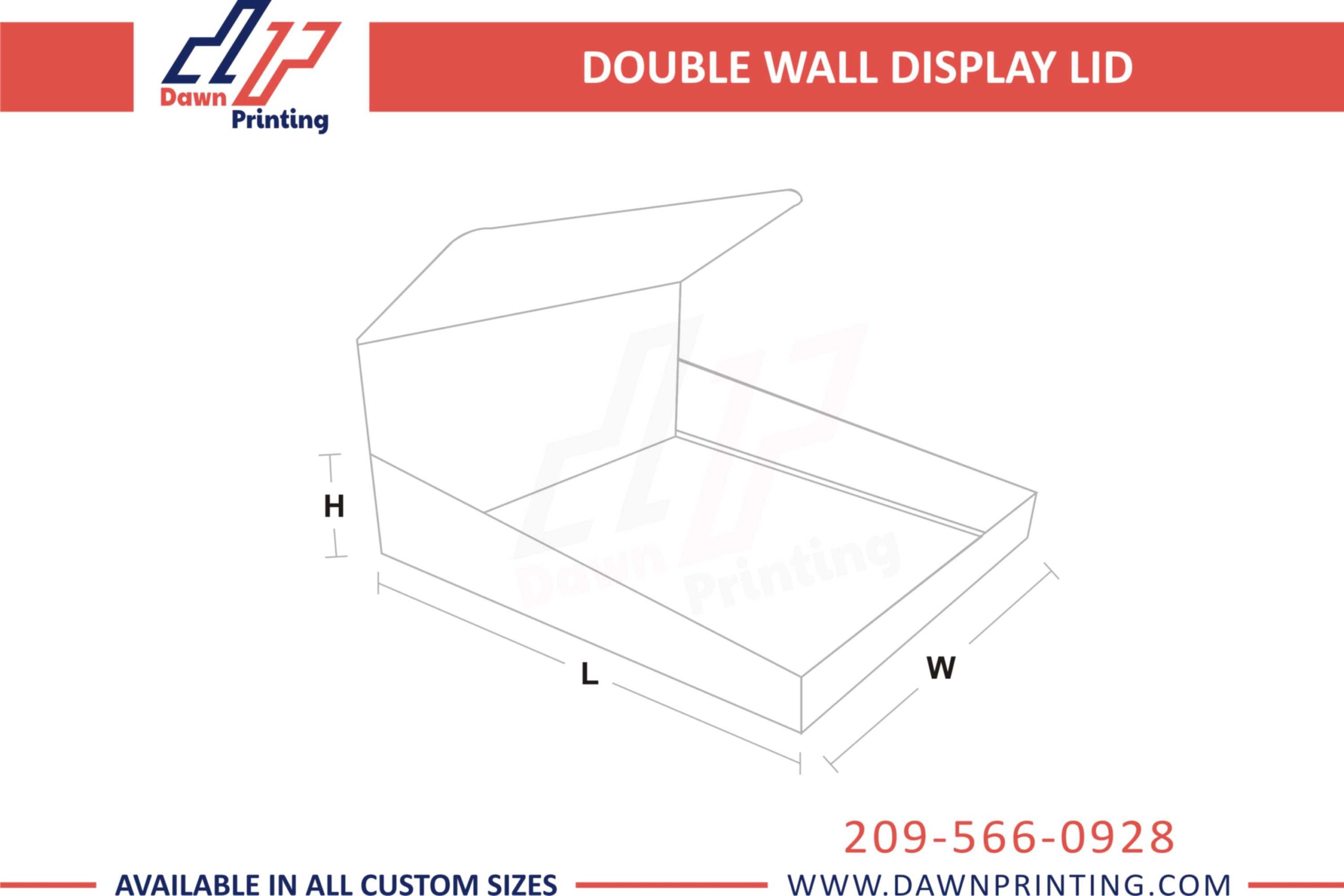 3D Auto Bottom with Display Lid Boxes