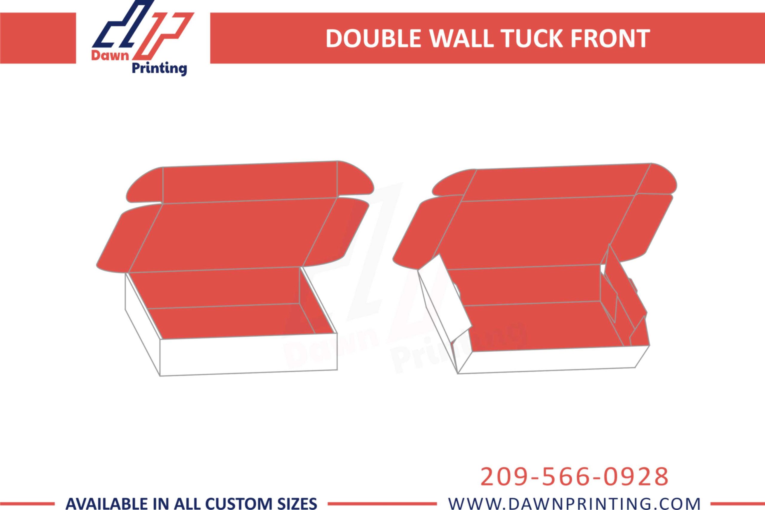 Printed Double Locked Wall Lid Boxes - Dawn Prinitng