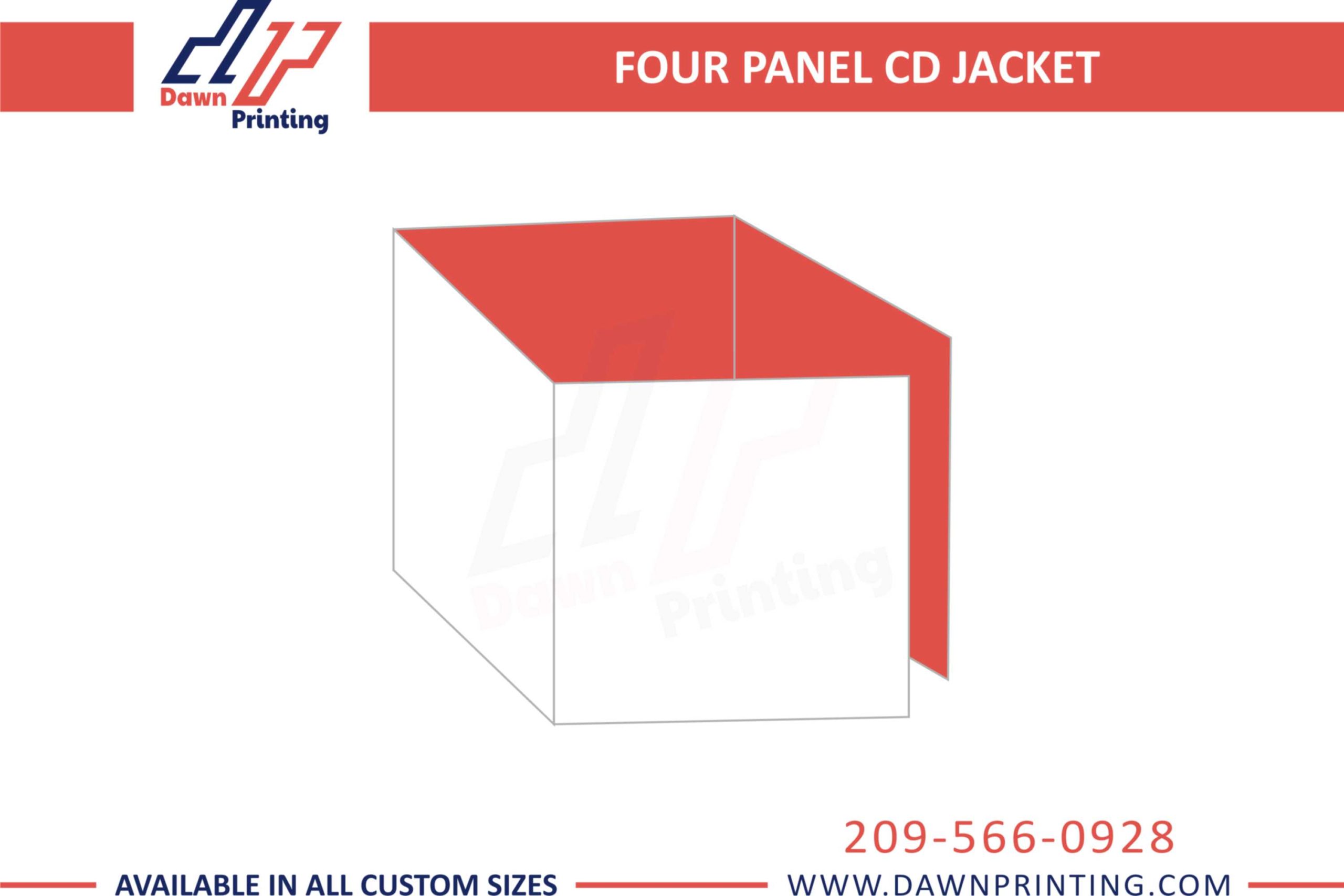 Custom Four Panel DVD Jackets - Dawn Printing