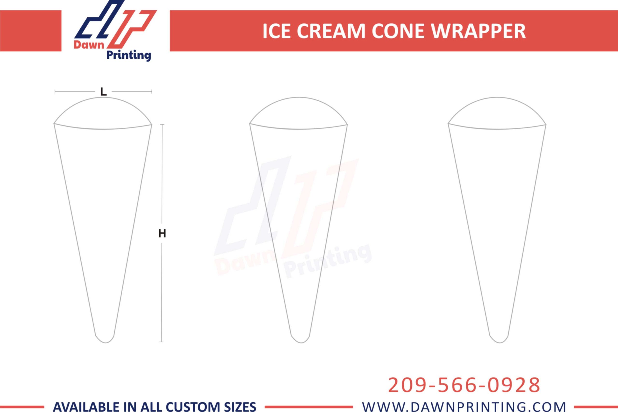 Ice Cream Cone Holder Paper