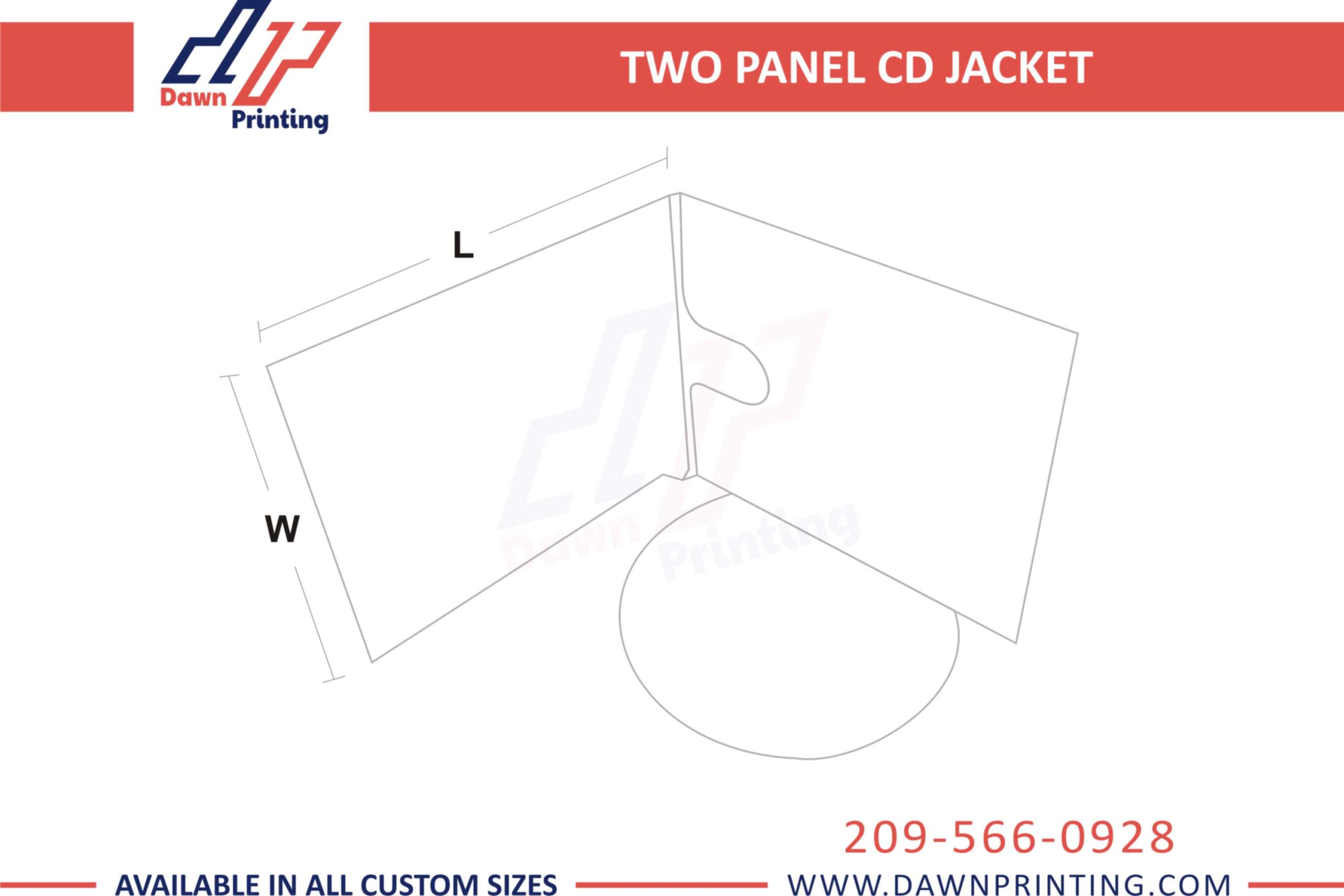 Dawn Printing - 3D TwoPanel CD & DVD Jackets