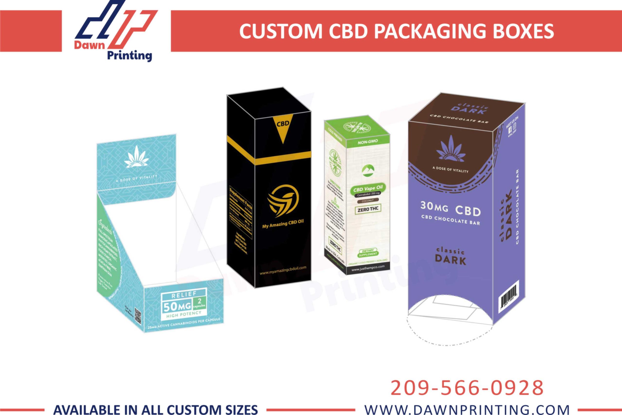 cannabis oil packaging and Printing - DP