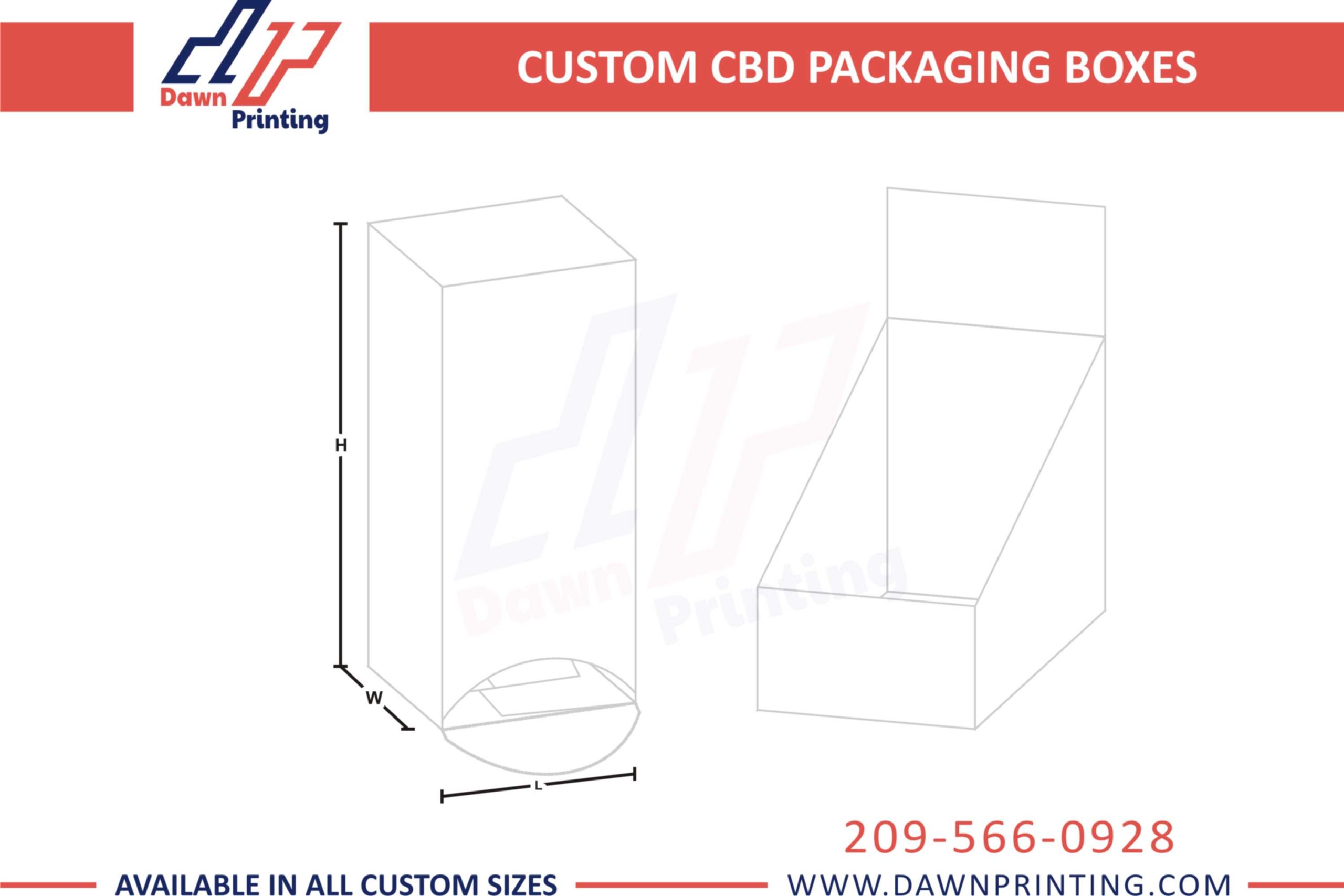 cbd packaging boxes 3D Sample