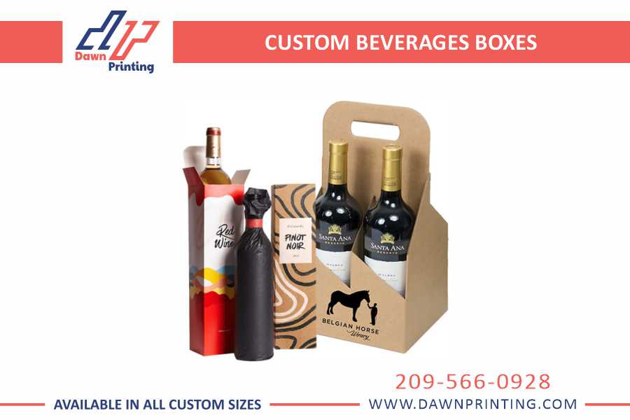 Custom Beverages Boxes