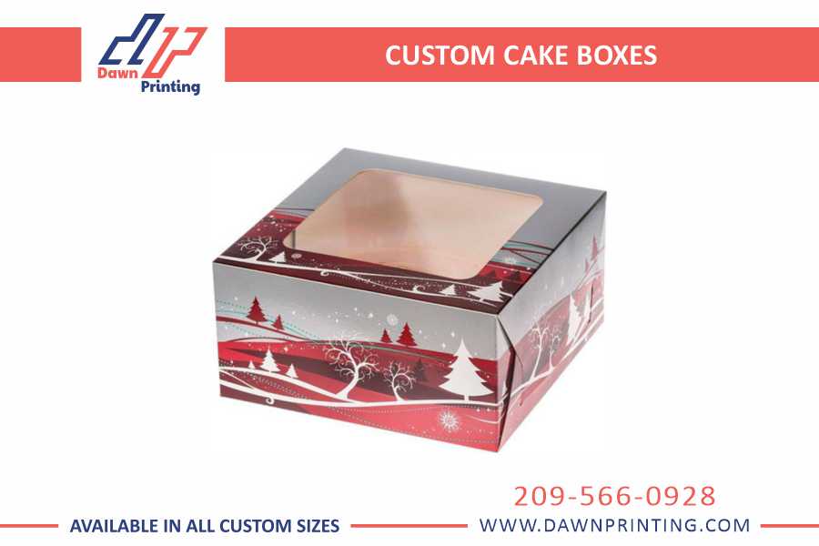 Custom Cake Boxes