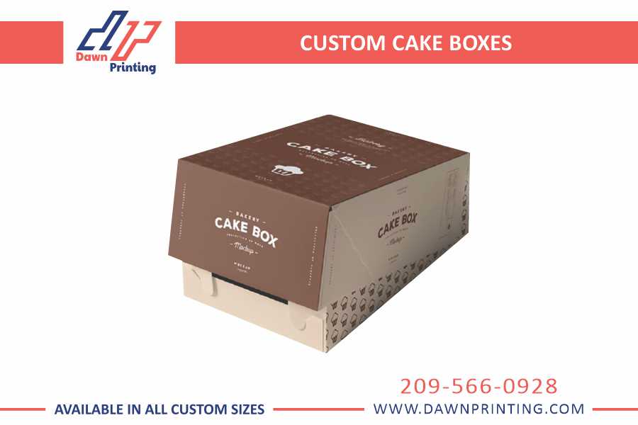 Custom Cake Boxes