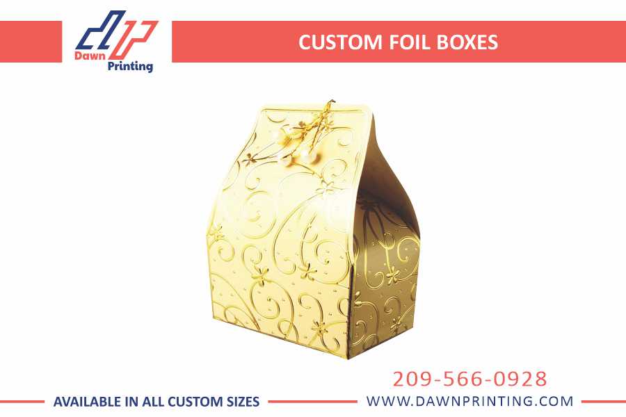 Custom Gold Foil Boxes