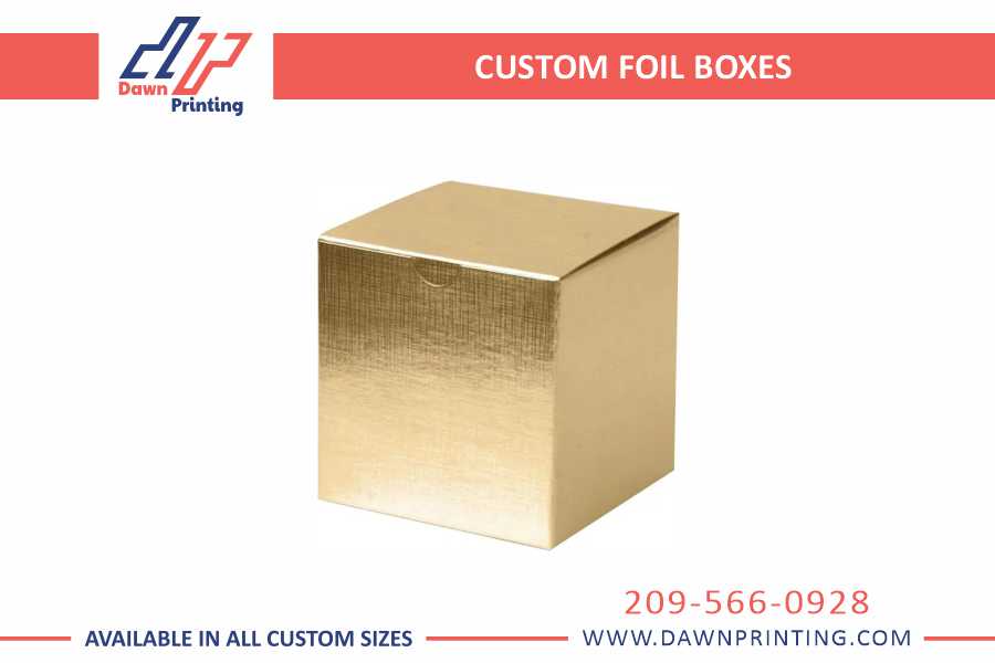 Custom Gold Foil Boxes