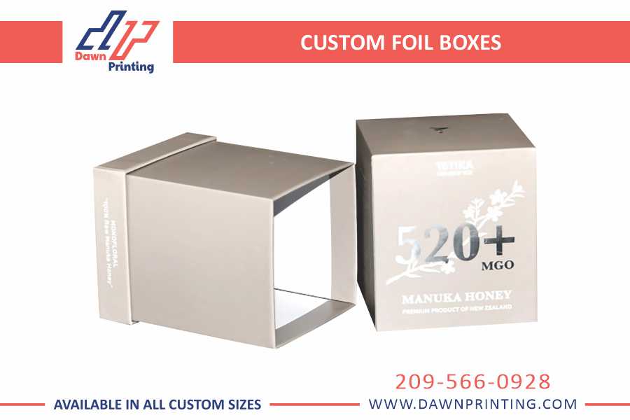 Custom Gold Foil Boxes
