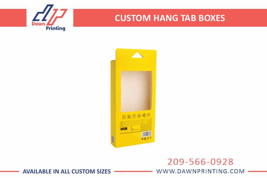 Custom Hang Tab Boxes