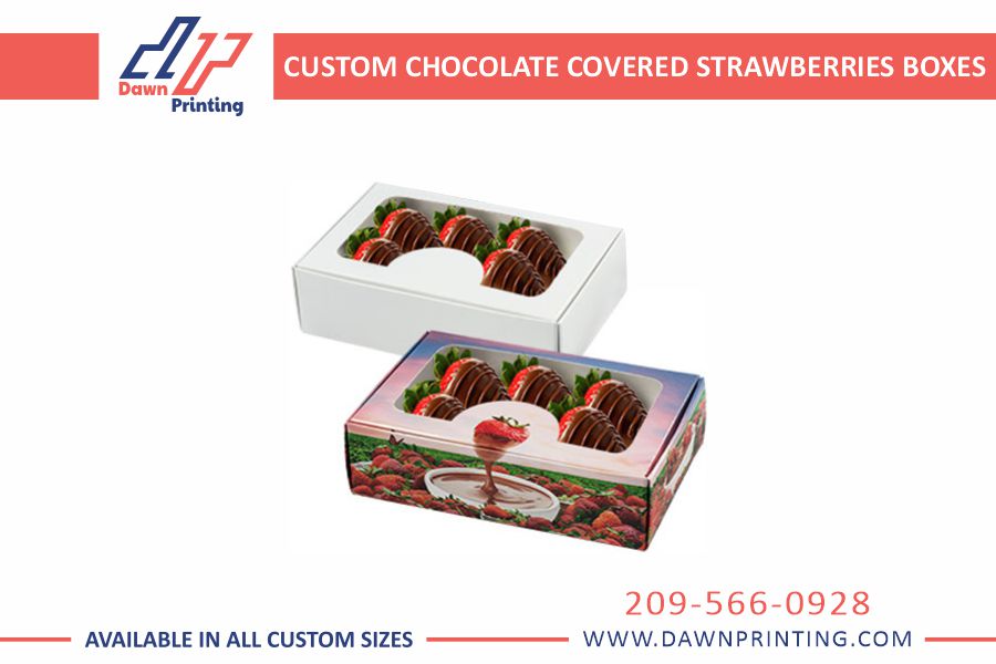 Custom Chocolate Covered Strawberries Boxes