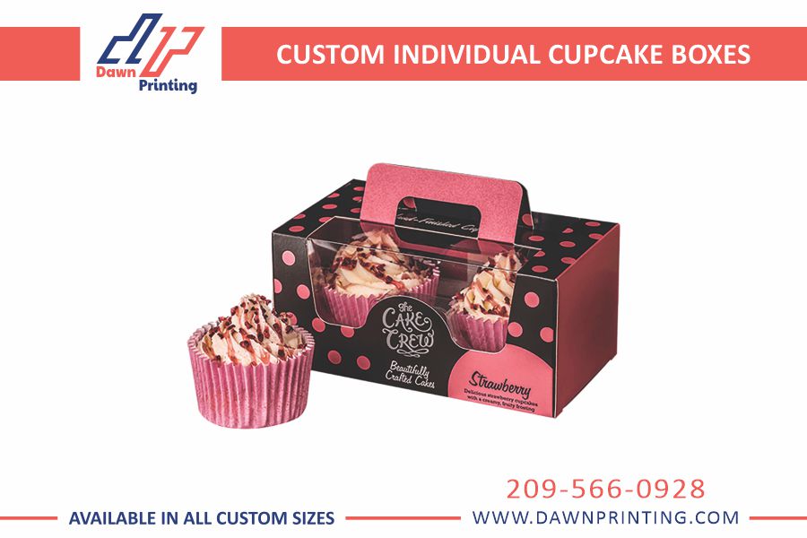 Custom INdividual Cupcake Boxes