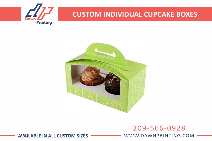 Custom INdividual Cupcake Boxes