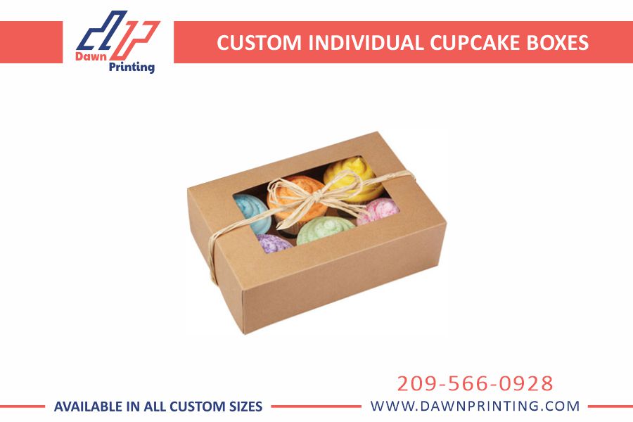 Custom INdividual Cupcake Boxes