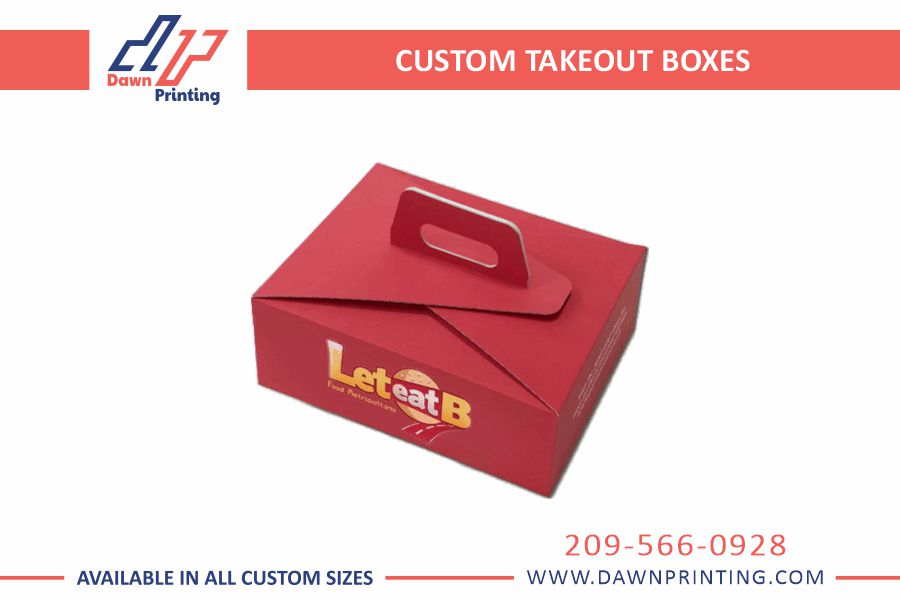 Custom Printed Food Takeout Boxes