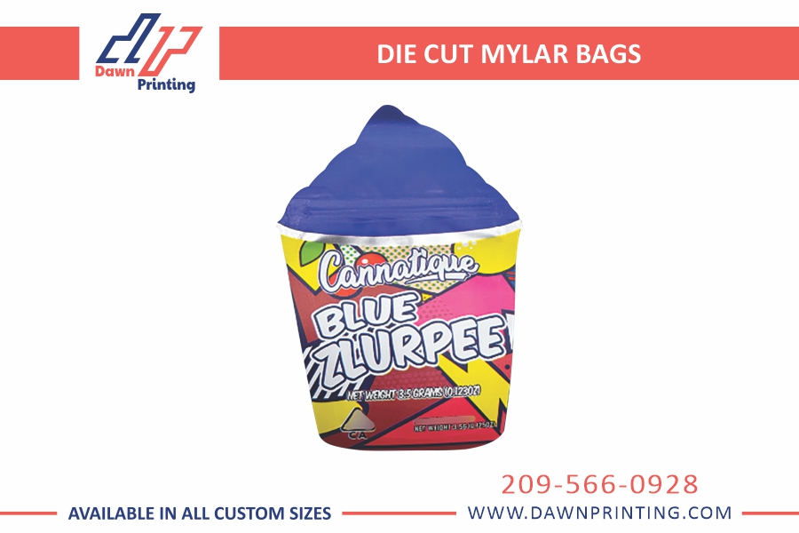 Die Cut Mylar Bags- Dawn Printing