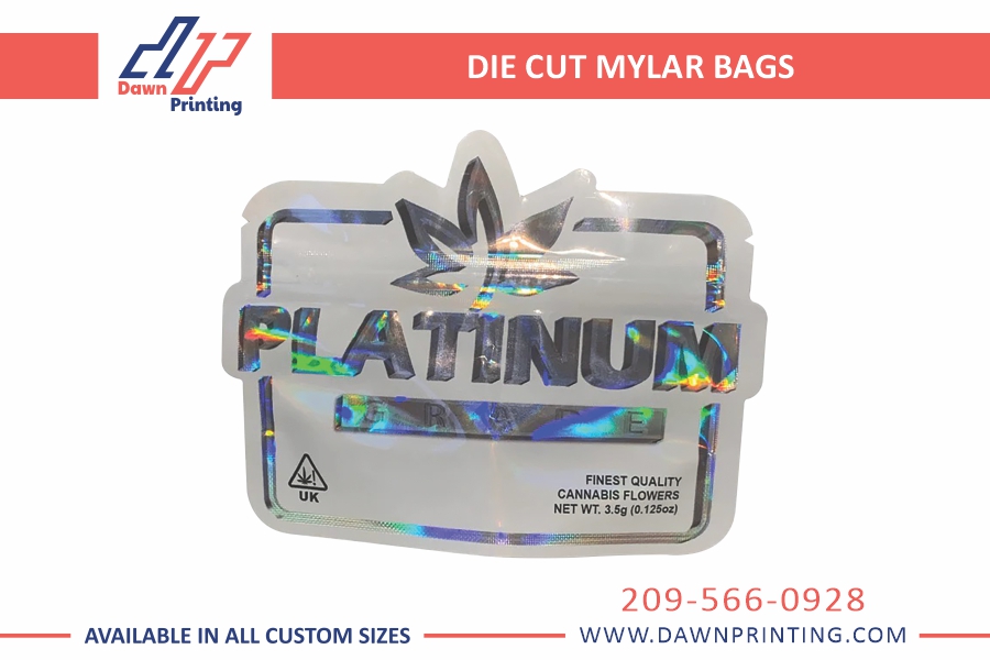 Die Cut Mylar Bags- Dawn Printing