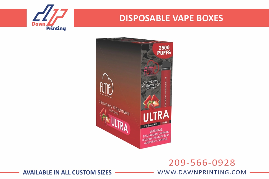 Disposable Vape Boxes - Dawn Printing