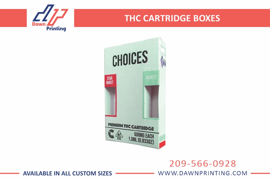 THC Cartridge Boxes- Dawn Printing