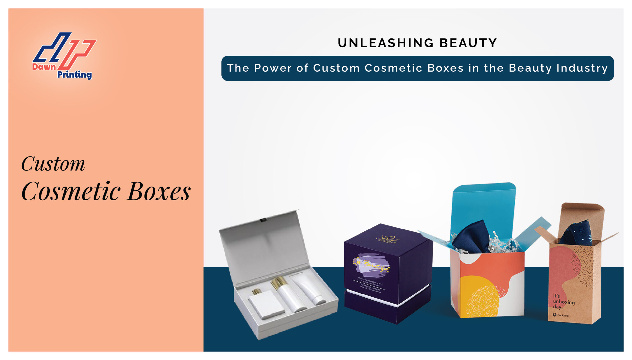 Custom Cosmetic Boxes- Dawn Printing