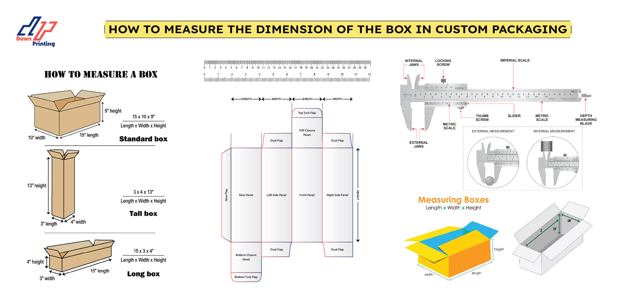 How to Measure the Dimension of a Box in Custom Packaging