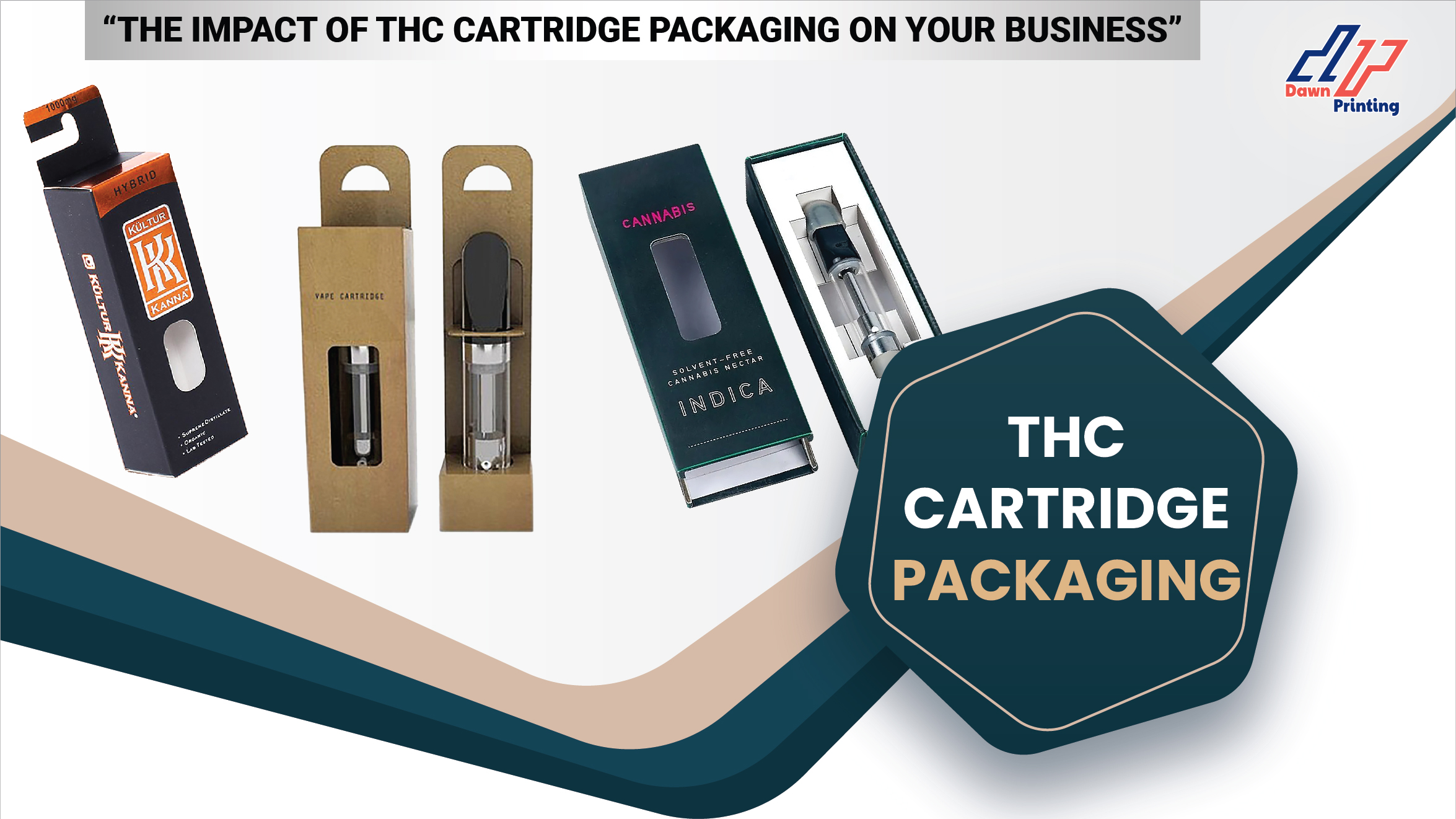 Custom THC Cartridge Packaging- Dawn Printing