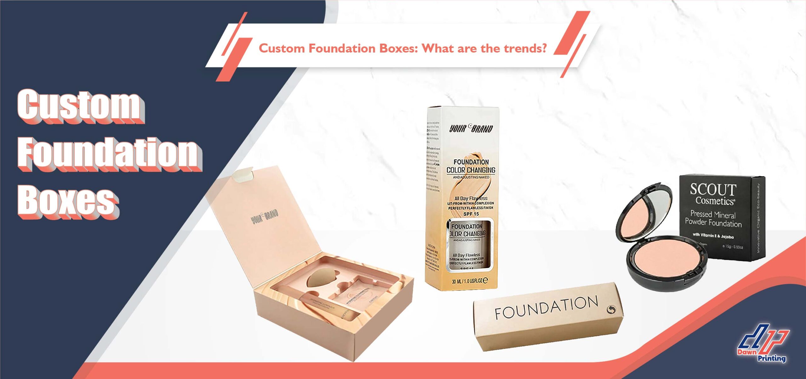 Custom Foundation Boxes - Dawn Printing