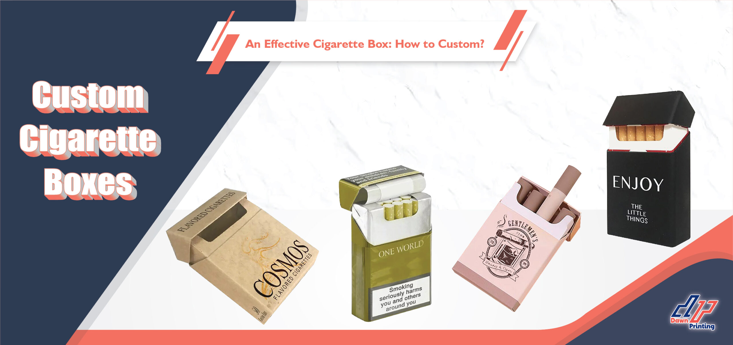 An Effective Cigarette Box: How to Custom? 