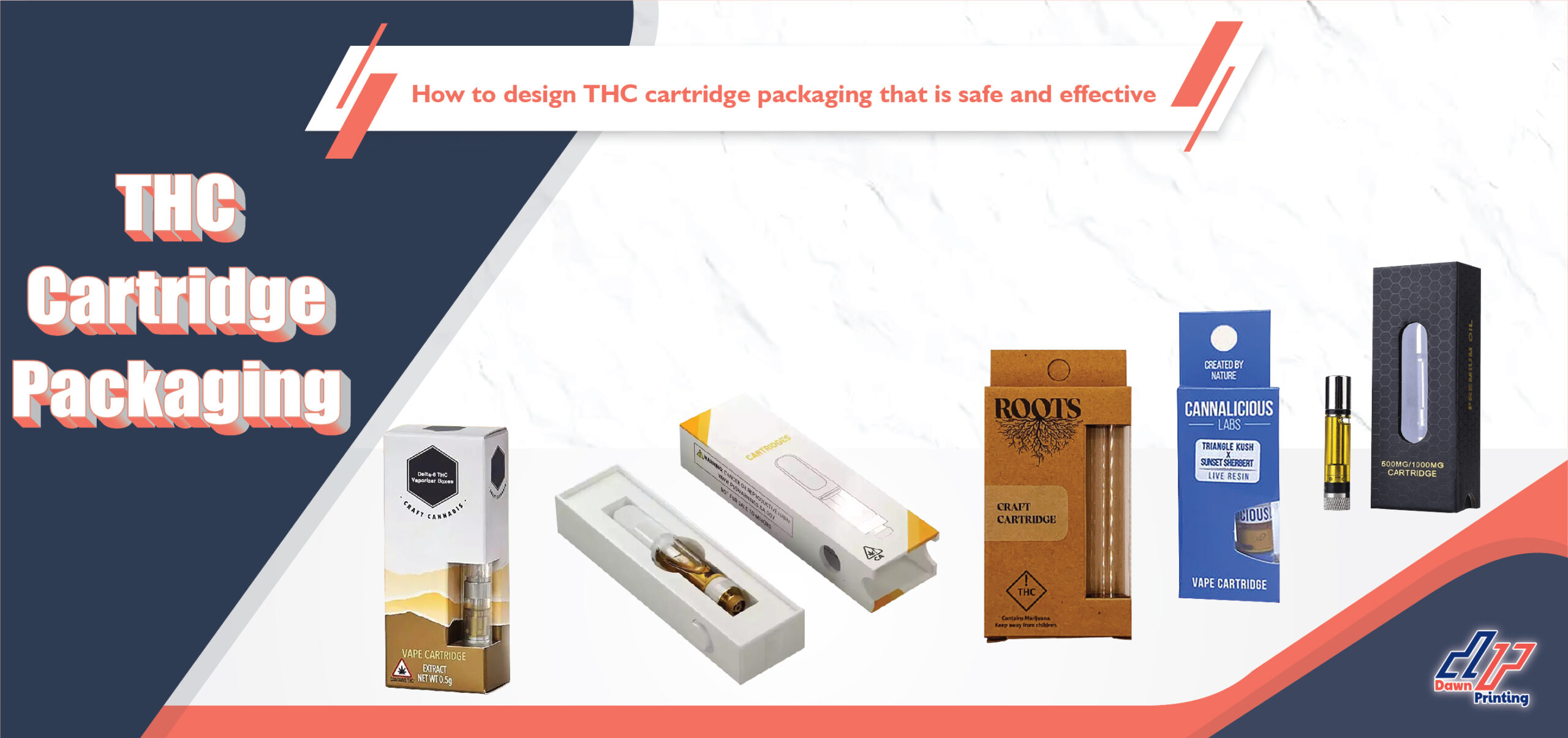 THC Cartridge Packaging- Dawn Printing