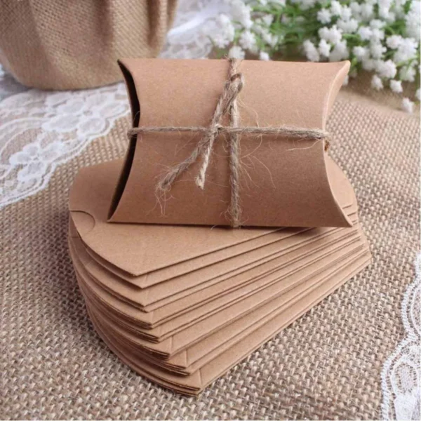 Kraft Pillow Boxes
